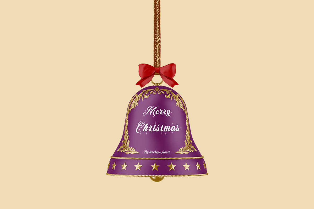 Christmas Bell Mockups, a Mockup by Mockups Planet (Photo 2 of 5)