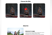 Serenity Yoga Landing Page Kajabi, a Landing Page Template by Dev Lab (Thumbnail 4 of 6)