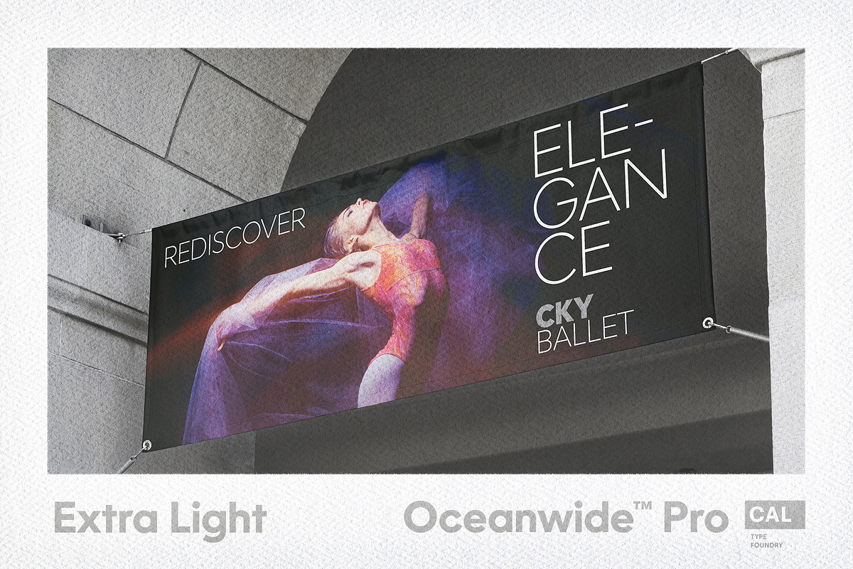Oceanwide Pro Family, a Sans Serif Font by California Type Foundry (Photo 11 of 13)