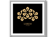 Abstract floral symbol. Graphic, an Object Graphic by RODINA (Thumbnail 3 of 3)