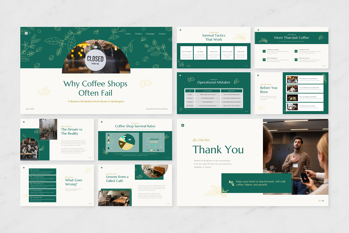 Cafe & Coffee Shop Presentation KEY, a Marketing Template by Antstheme (Photo 3 of 3)