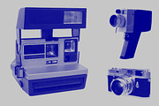 Retro Tech - 21 Technology Halftones, an Object Graphic by Offset (Thumbnail 5 of 11)