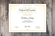 Minimalist Certificate Template, a Stationery Template by Madhabi Studio (Thumbnail 1 of 3)