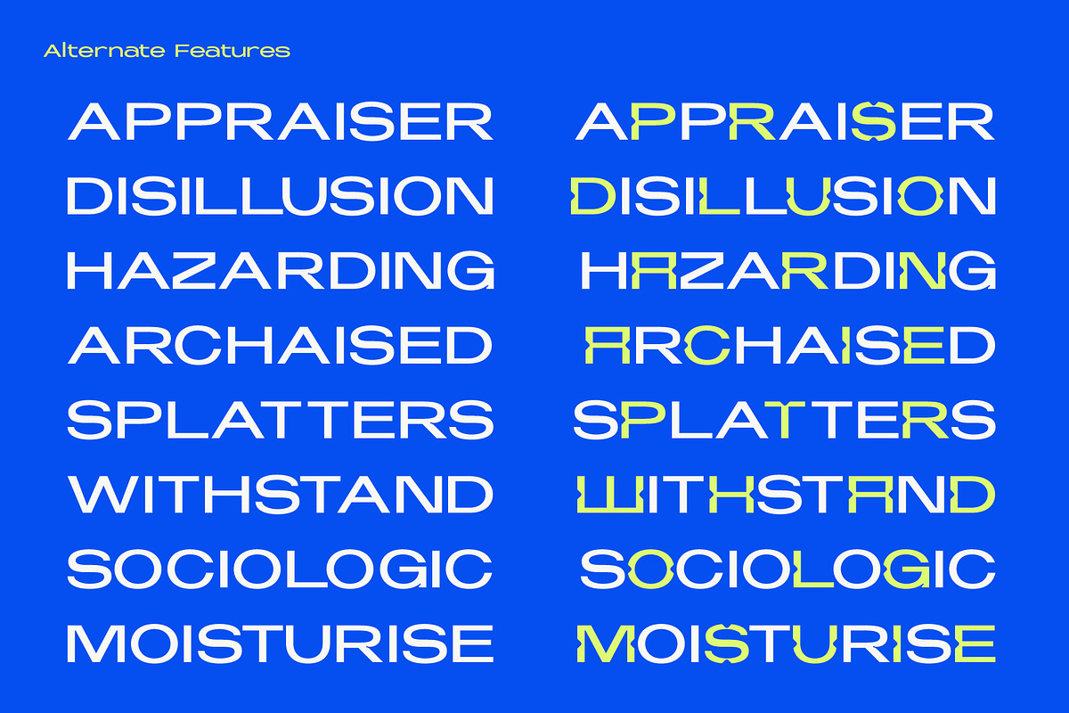 Brokuets – Extended Sans Serif, a Sans Serif Font by Brainwaves.Studio (Photo 6 of 9)