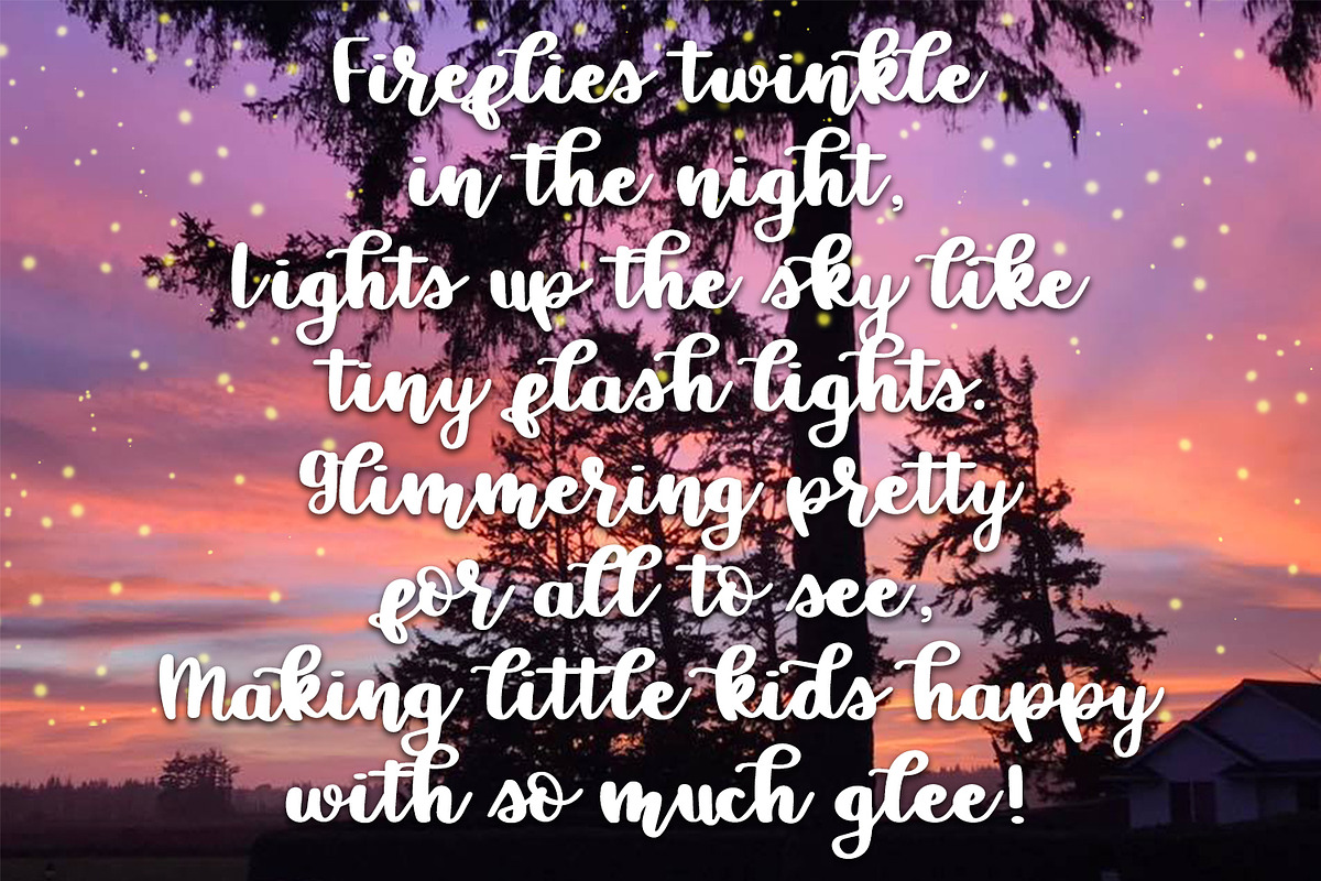 Firefly Nights - A Duo Font Family preview 3