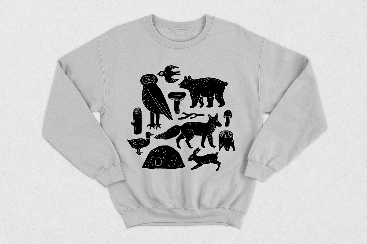 FOREST STORY Graphic Set, an Animal Illustration by Katerina Osa (Photo 3 of 8)
