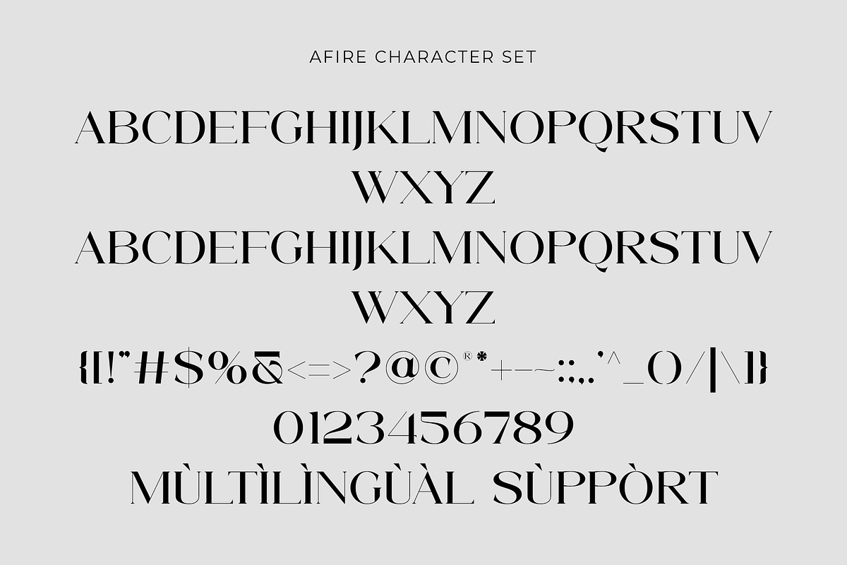 Afire - New Modern Simple Serif, a Serif Font by Muflieart (Photo 8 of 10)