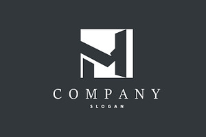 Initial Letter M Minimalist Logo, a Branding & Logo Template by Maylianaw28