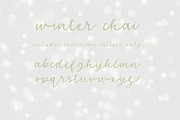 winter marshmallow + winter chai, a Script Font by OnTheSpotStudio (Thumbnail 6 of 6)