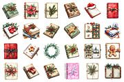 Cozy Christmas Planner Clipart, an Illustration by SinaCreation (Thumbnail 2 of 7)