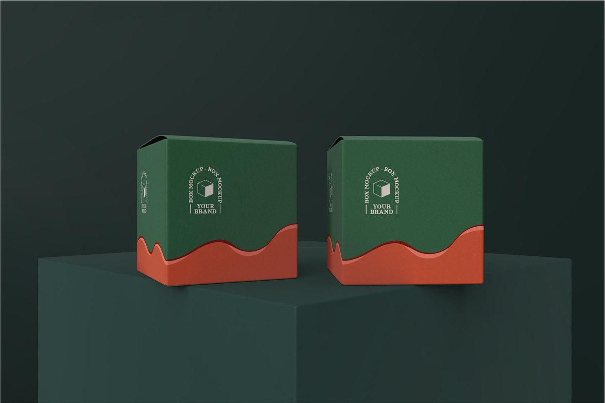 Box Mockups Set, a Cups & Container Mockup by Runend (Photo 5 of 11)