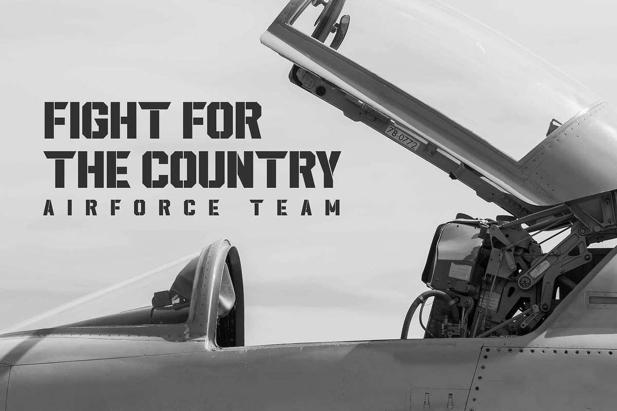 Headcorps & Lordcorps /Military Font preview 7
