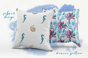 Marine Watercolor Clipart, an Animal Illustration by YarovaArt (Thumbnail 6 of 19)