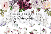 Big floral collection (PNG), a Decorative Illustration by ollalya (Thumbnail 1 of 11)