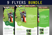 9 Green Energy Flyer Bundle, a Flyer Template by Graphic Templates (Thumbnail 1 of 9)