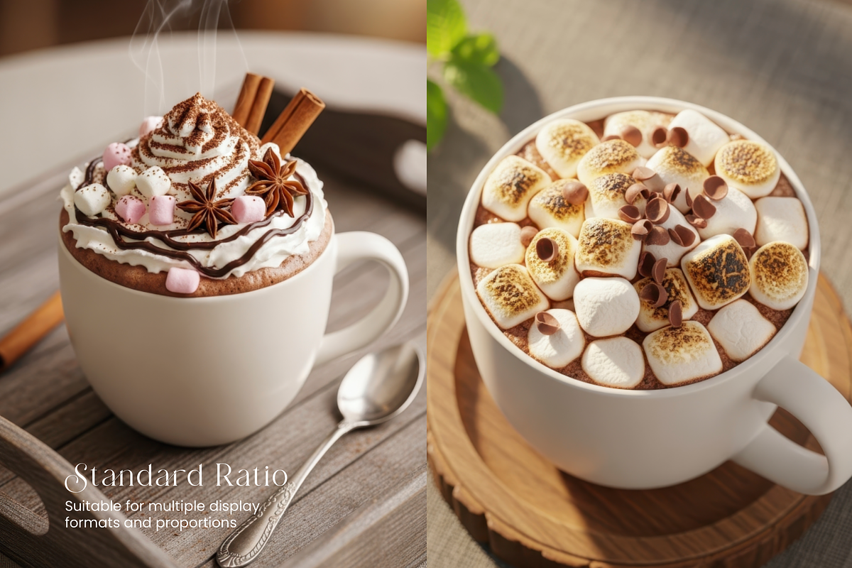 Rustic Christmas Mug Bundle 400 JPG, a Cups & Container Mockup by KennedyStudio (Photo 3 of 11)