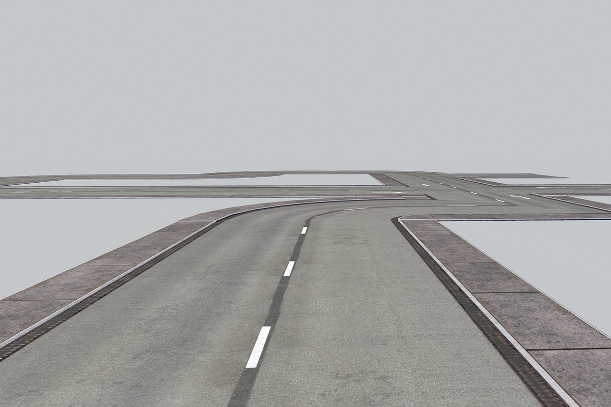 Road Modules PBR Pack, an Architecture 3D Model by Daniel Mikulik (Photo 12 of 24)