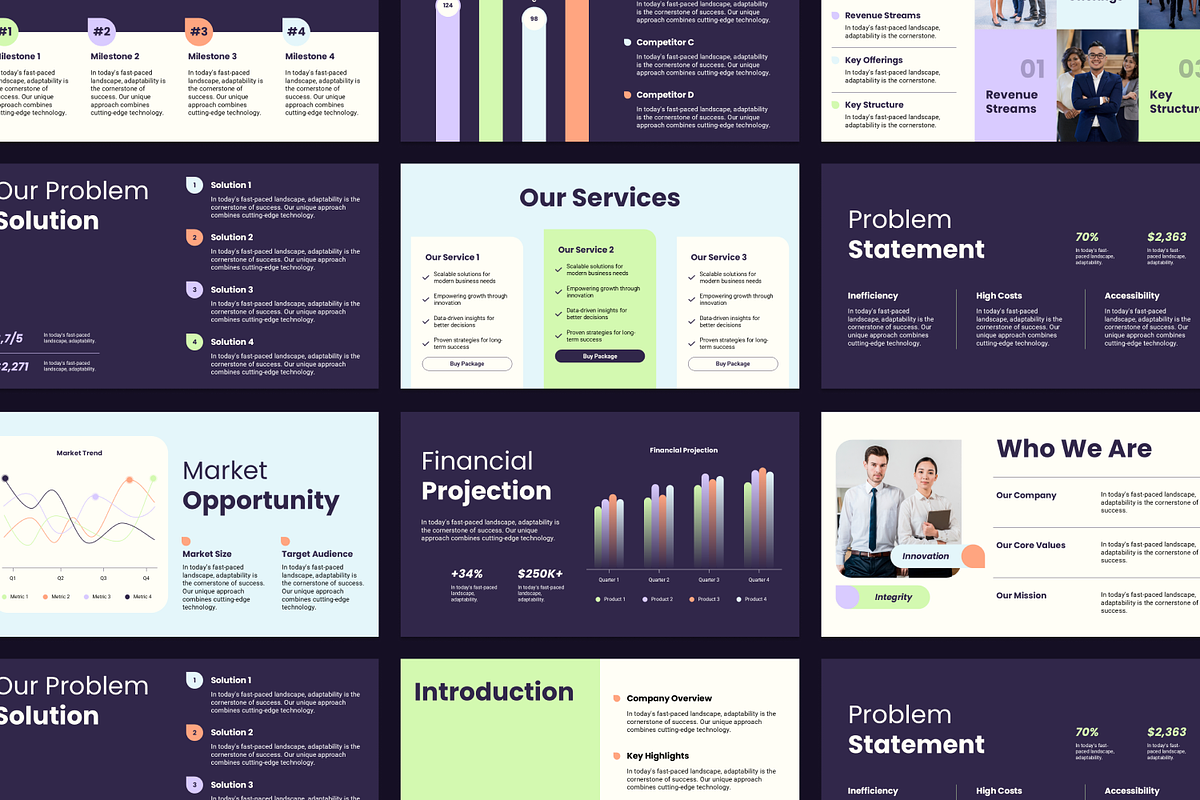Pitch Deck Presentation, a Presentation Template by Sixtemp (Photo 3 of 3)