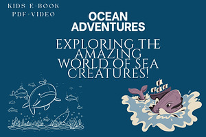 Ocean Adventures For Kids, a Card Template by Crox Studio | Digital