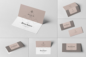 Bi-Fold DL Horizontal Brochure, an Advertising Mockup by Yogurt86
