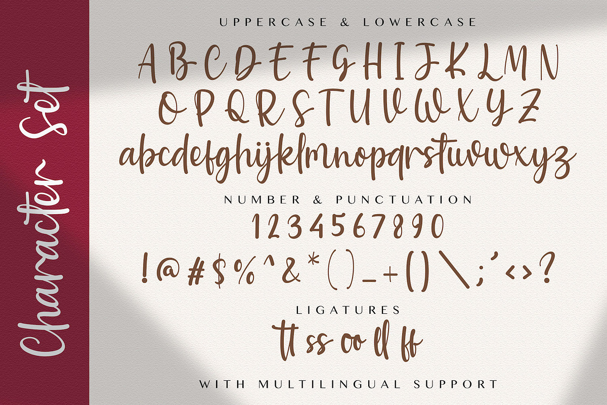 Baweni - Handwritten Script Font, a Script Font by StringLabs (Photo 8 of 9)