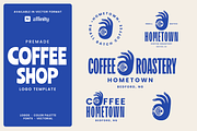 Hometown Coffee Roasters Logo, a Branding & Logo Template by Headfonts (Thumbnail 1 of 3)
