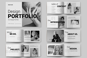 Portfolio Layout, a Magazine Template by ContestDesign