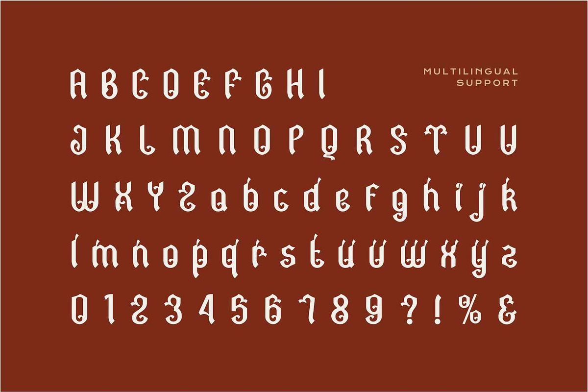 Kole Gemols - Vintage Blackletter, a Blackletter Font by Imoodev (Photo 5 of 5)