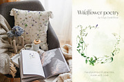 Wildflower poetry watercolor floral, a Decorative Illustration by Yuliya Derbisheva (Thumbnail 5 of 13)