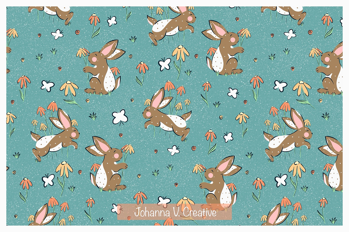 Ultimate Spring Pattern Collection, an Illustration by Johanna V. Creative (Photo 17 of 21)