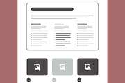 Wireframe Landing Page Design, a Wireframe Template by MightyDesign (Thumbnail 6 of 10)
