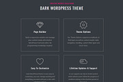 Dark WordPress Theme & Templates, a WordPress Template by Visualmodo (Thumbnail 5 of 15)