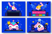 9 Nightlife Club DJ Illustration, a Person Illustration by denayunebgt (Thumbnail 2 of 3)