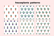 Houseplants Clipart & Patterns, a Graphic by IRSYART (Thumbnail 5 of 8)