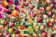 Mixed Fruits Summer Seamless Pattern, a Texture Illustration by DreamPrint404 (Thumbnail 6 of 7)