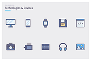 50 icons in three styles, an Icon by SashaGorosh (Thumbnail 4 of 8)