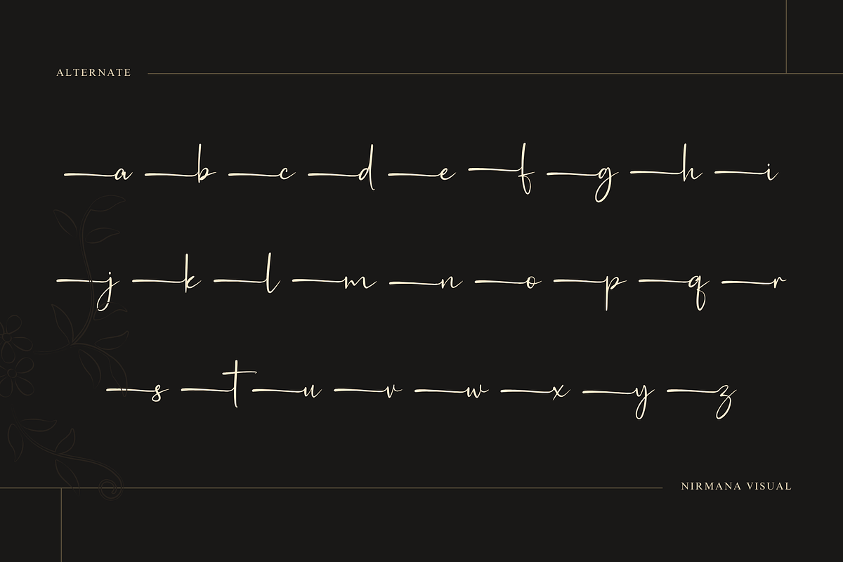 Austrisa - Modern Calligraphy, a Script Font by Nirmana Visual (Photo 4 of 12)