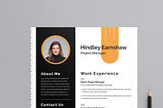 Resume Template, a Resume Template by MightyDesign (Thumbnail 4 of 8)