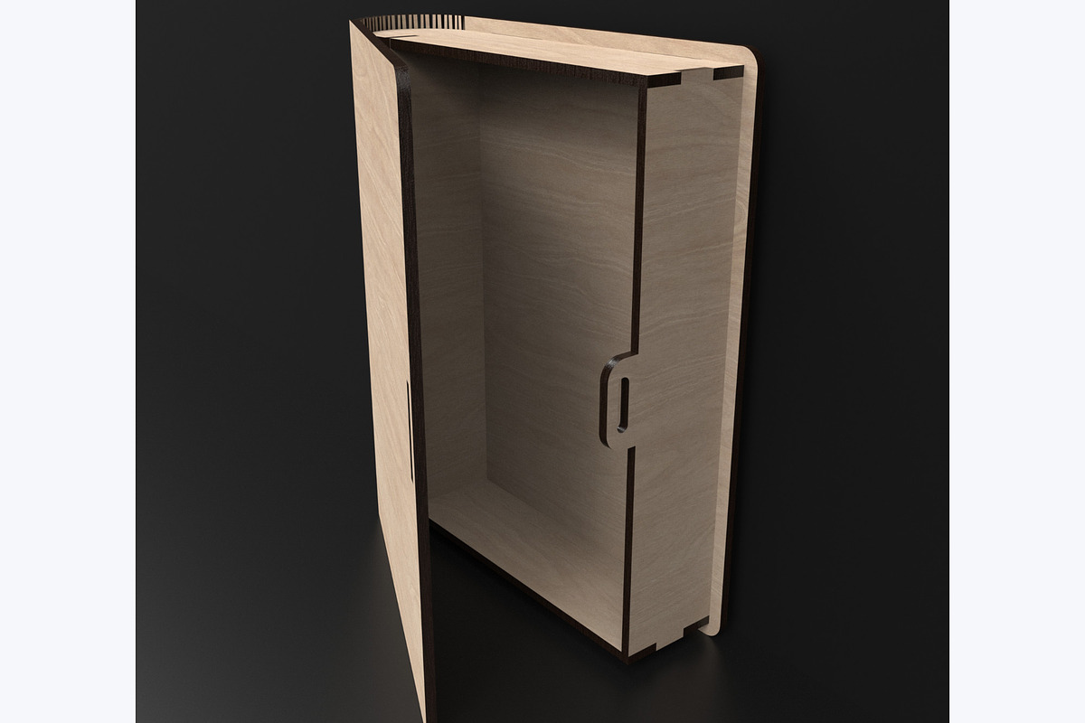 A4 & A5 Book Box Laser Cutting Files, an Object Graphic by ThemeXDigital (Photo 8 of 9)