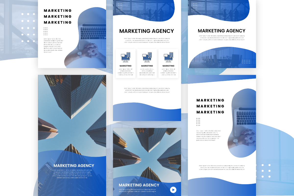 Marketing Agency Instagram Template, a Social Media Template by Kelp Creative (Photo 2 of 3)