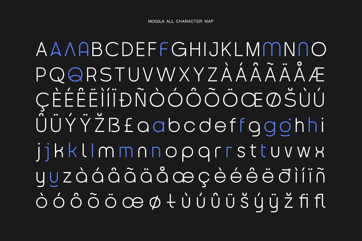 WS Mogila, a Sans Serif Font by Wasabib Studio (Photo 9 of 9)