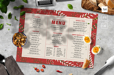 Christmas Food Menu
