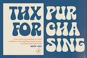 Happie Vintage - Psychedelic Display, a Sans Serif Font by Bentype Studio (Thumbnail 7 of 7)