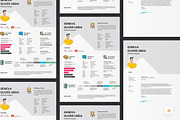 Inforgraphic Resume CV Template, a Resume Template by iDoodle Studio (Thumbnail 6 of 6)