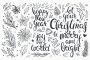 Black & Gold Christmas design kit, a Background Graphic by harmonia_green_art (Thumbnail 9 of 9)
