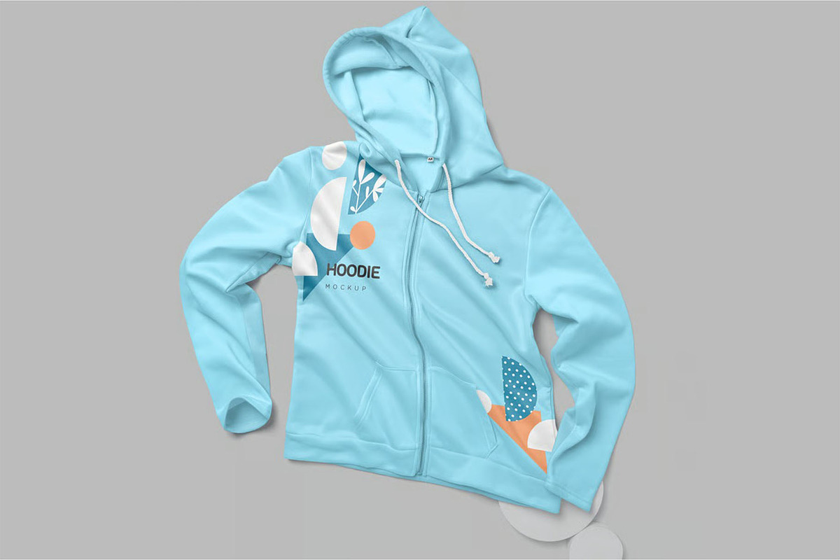 4 Hoodie Mockups, a Hoody Mockup by megostudi0 (Photo 3 of 6)