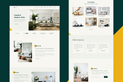 Jesse - Interior Designer Website, a HTML Template by TemplatesJungle (Thumbnail 1 of 2)