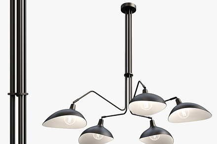 Joybird Juno Chandelier, a Light 3D Model by 3dmitruk