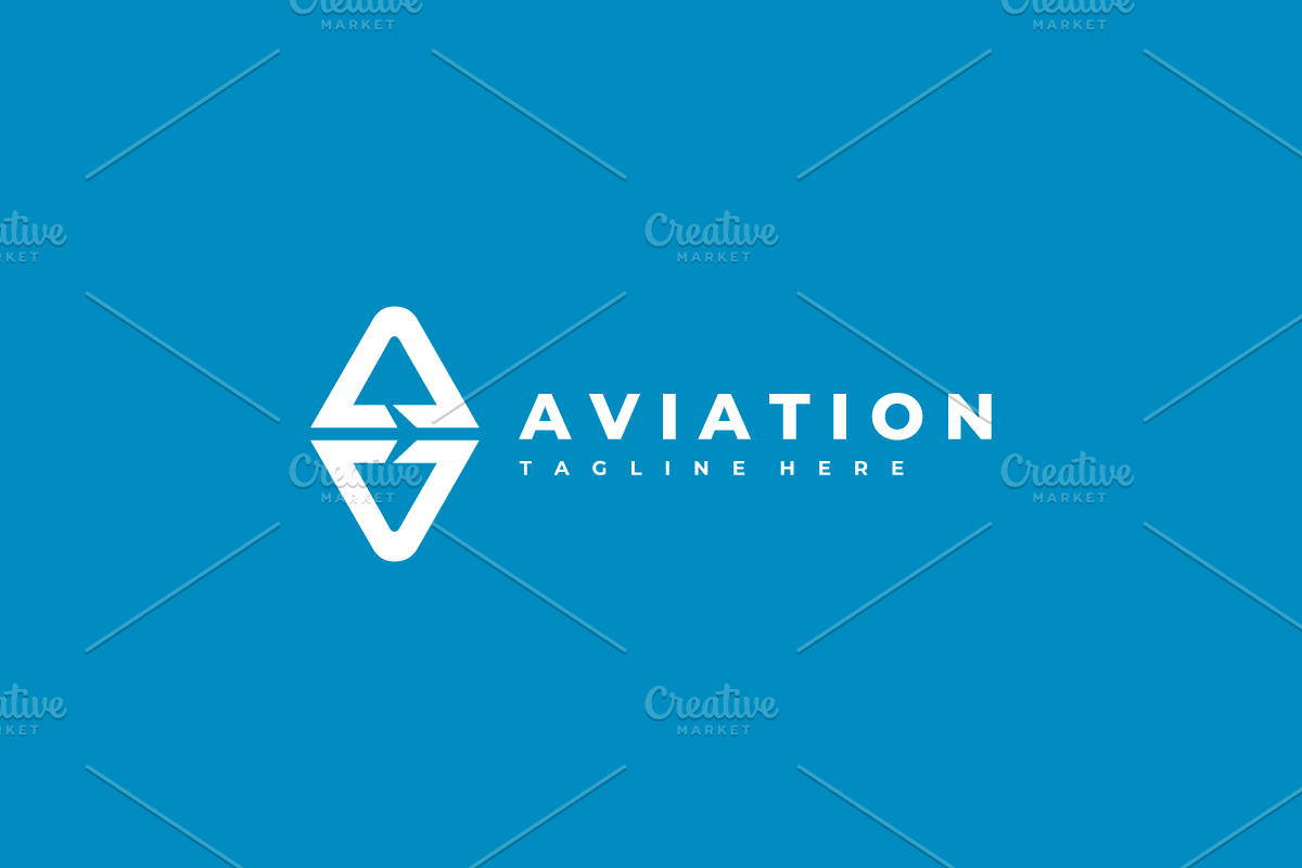 Aviation Letter A and V Logo Design, a Branding & Logo Template by yopie (Photo 4 of 5)