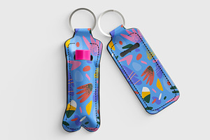 Lipstick Holder Keychain Mockup